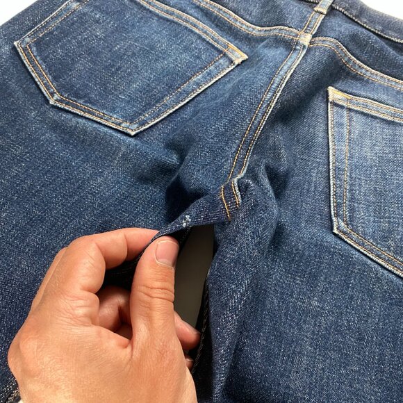 A.P.C. Petit Standard Dark Wash Slim Fit Button-fly Jeans men's size 30x32 - Picture 9 of 12